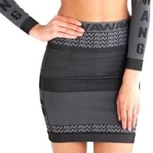 ALEXANDER WANG x H&M stretchy pencil skirt rare collaboration runway NWT